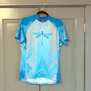 🌟Primal Women’s Cycling Jersey XL Blue Dragonfly